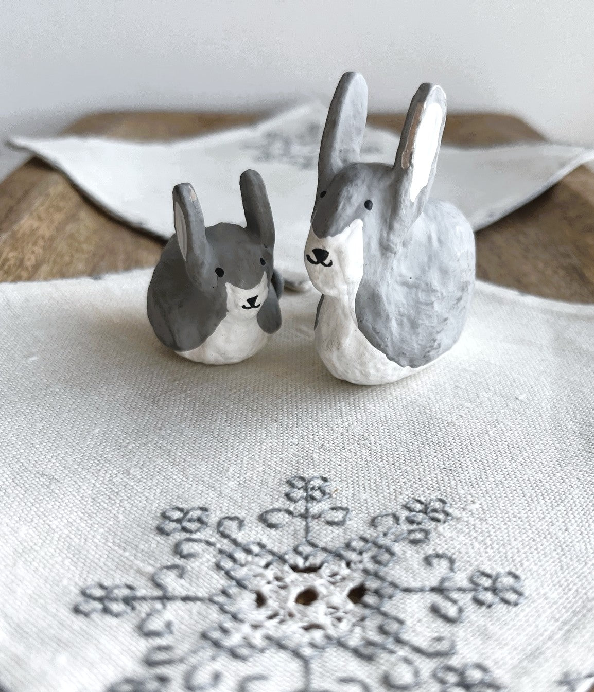 Håndlavet pynt, påske, bæredygtigt cotton papmache, papmache, handmade, easter, fairtrade, sustainable