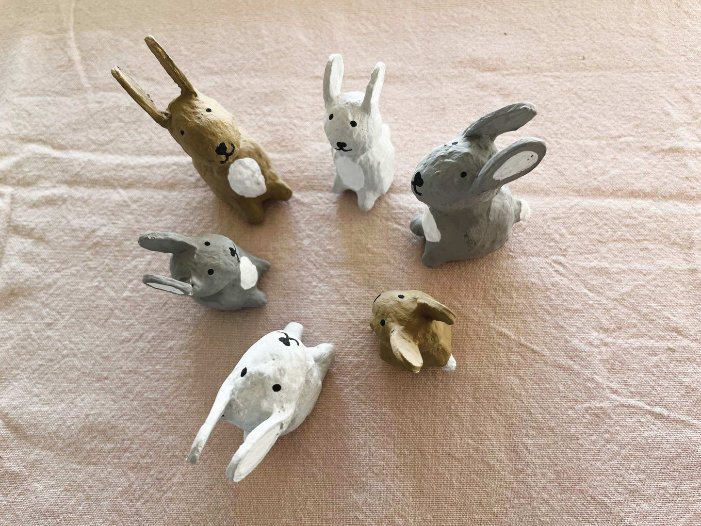 Håndlavet pynt, påske, bæredygtigt cotton papmache, papmache, handmade, easter, fairtrade, sustainable