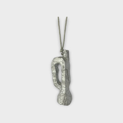 Trompetenhänger, silber