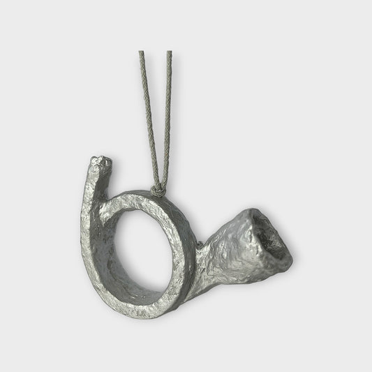 Posthorn, silber