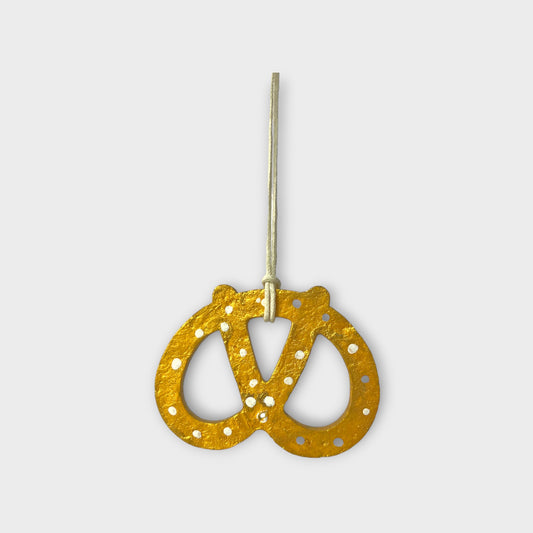 Brezel, gold