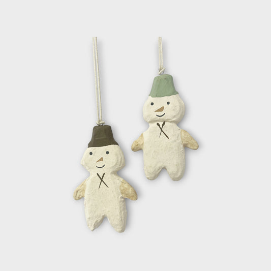 Schneemannbaby, grün &amp; braun