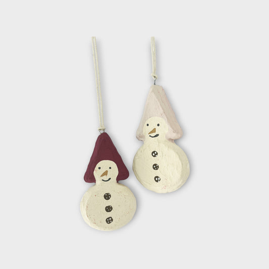 Schneemann, Aubergine &amp; Pink