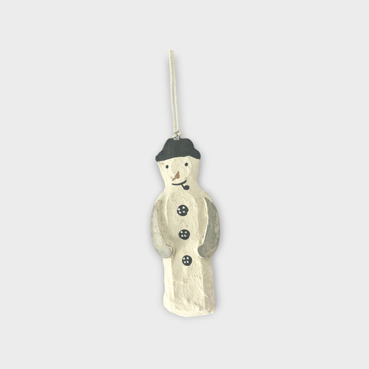 Schneemann mit Pfeife