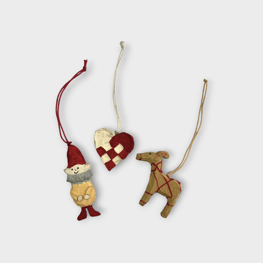 Set - Herz, Elfe, Weihnachtsmann