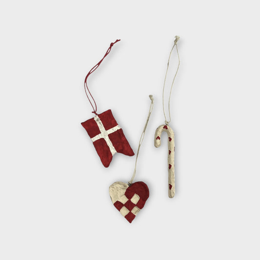 Sæt - hjerte, flag, slikstok