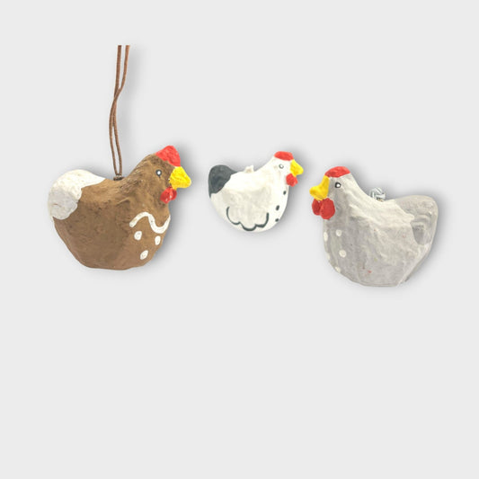 Håndlavet pynt, påske, bæredygtigt cotton papmache, papmache, handmade, easter, fairtrade, sustainable