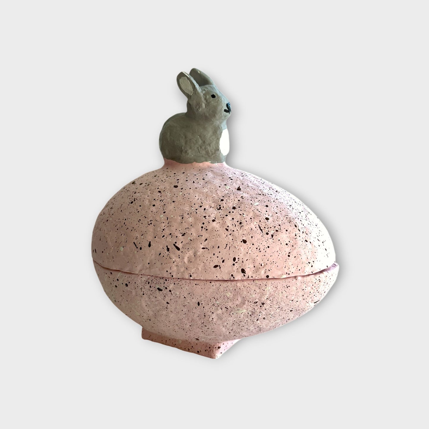 Large Egg with Easter Bunny