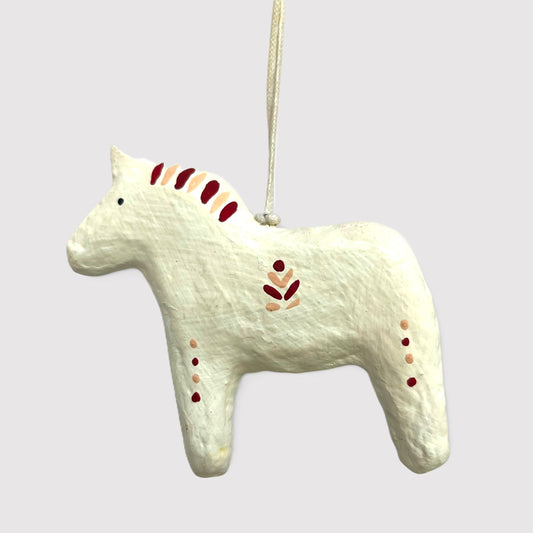 Dala horse, red pattern 