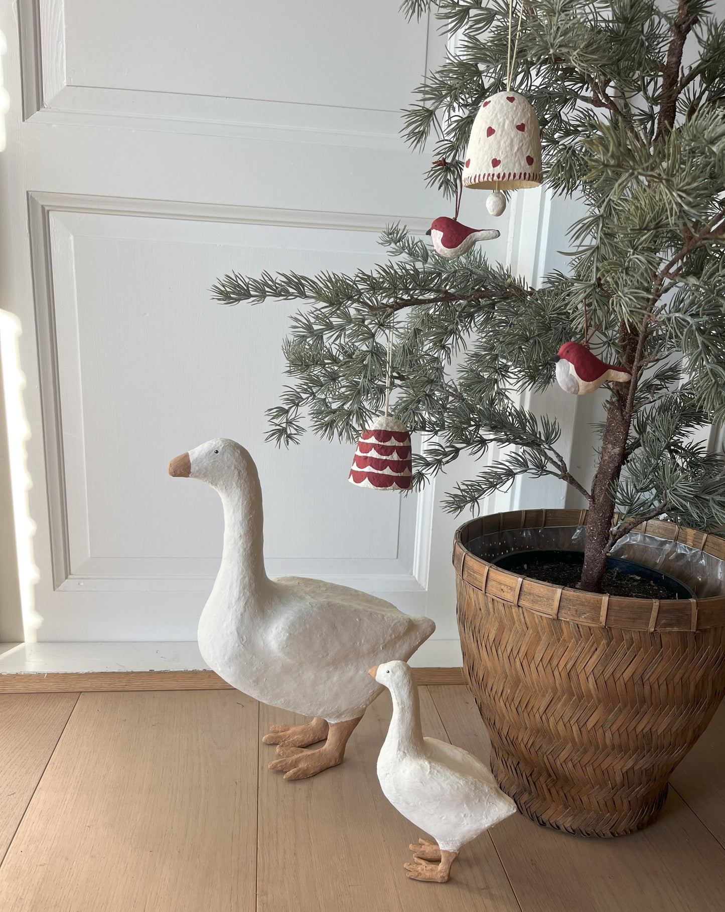 Håndlavet gås – 20 cm – dekorativ figur