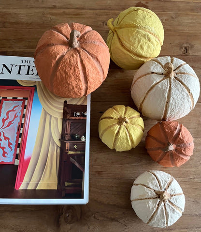 Græskar 12 cm, grøn