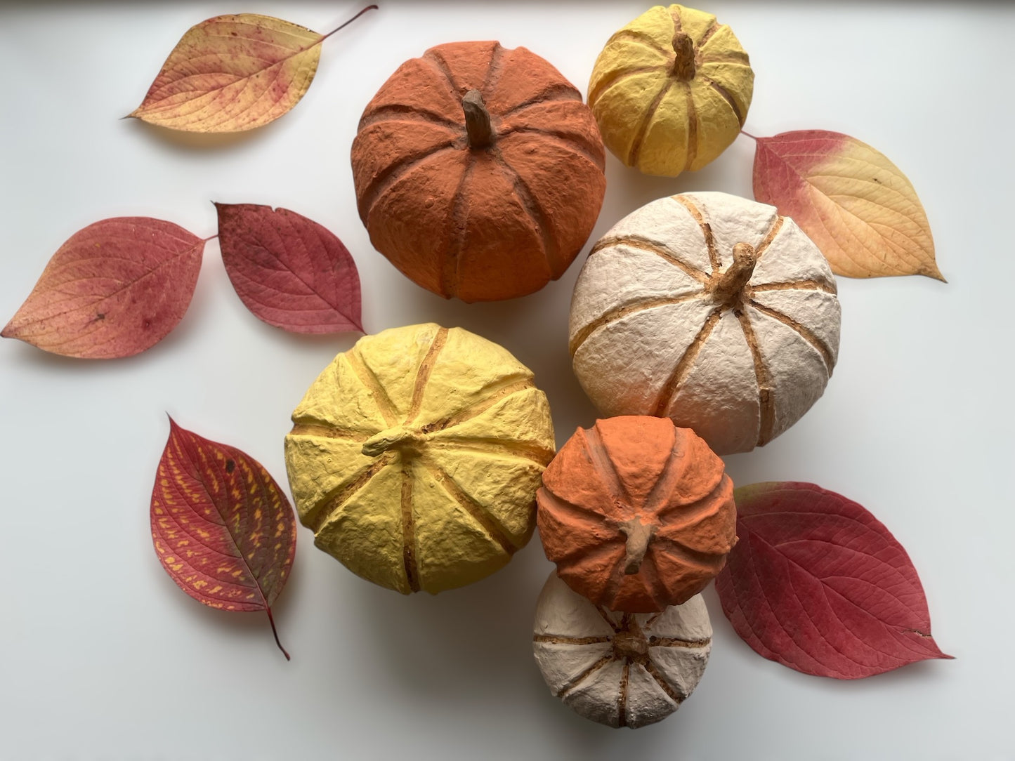 Græskar 12 cm, grøn