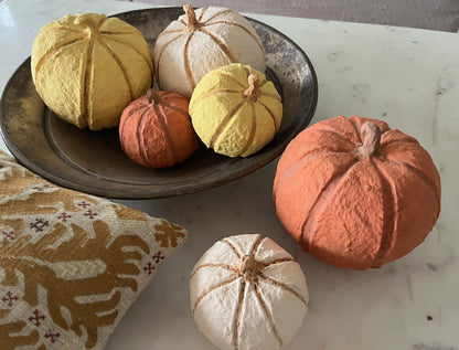 Græskar 12 cm, grøn