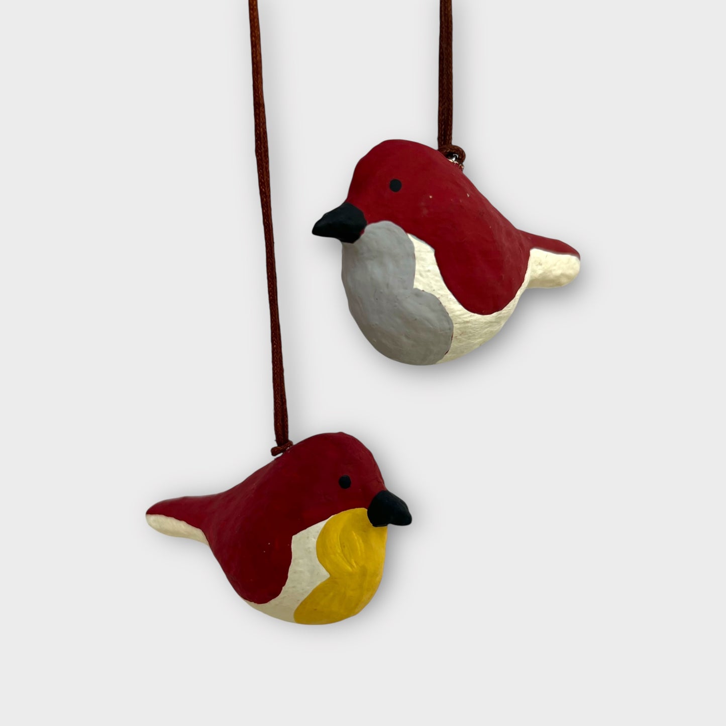 Fugle, sennepsgul & grå