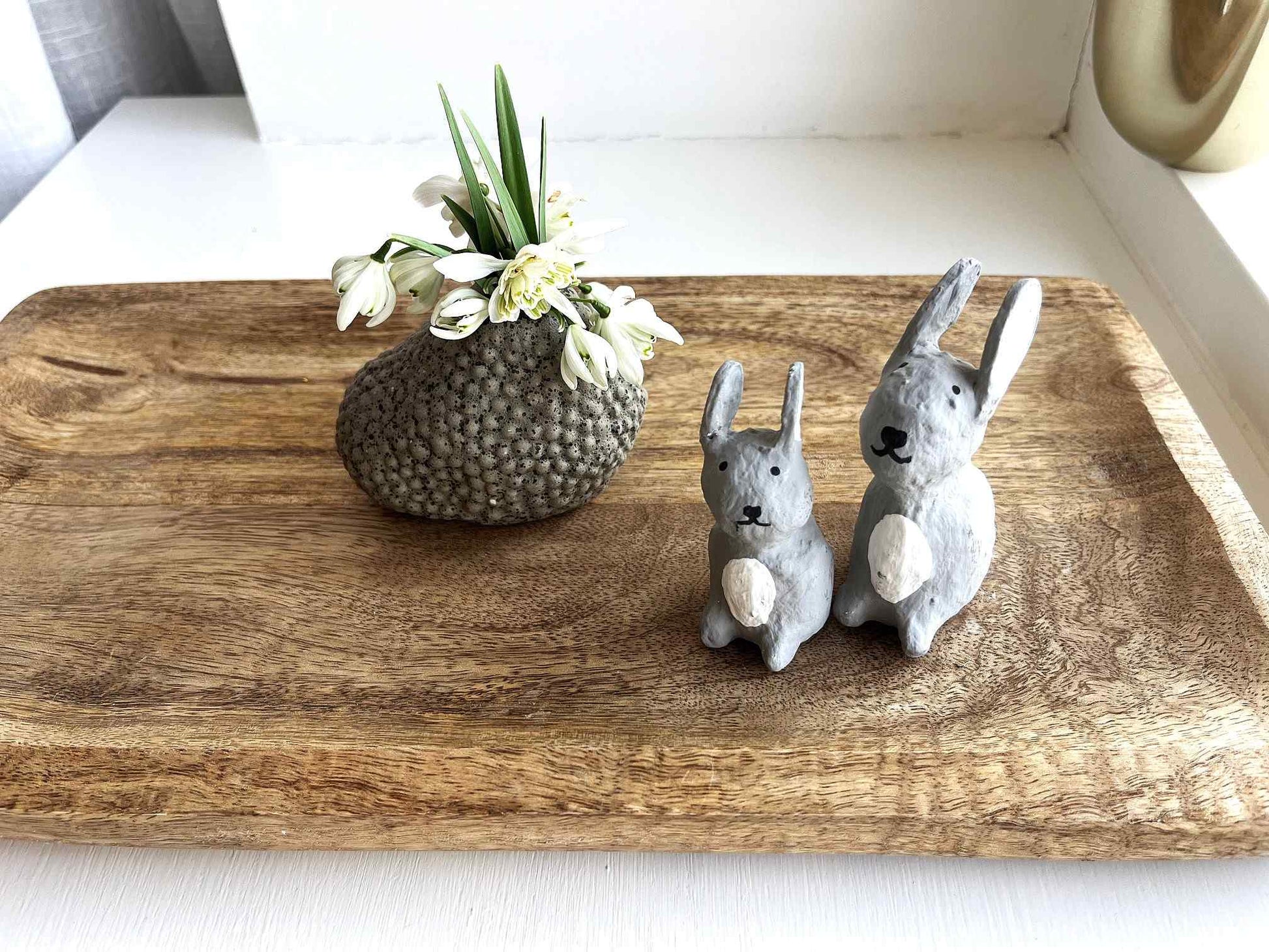 Håndlavet pynt, påske, bæredygtigt cotton papmache, papmache, handmade, easter, fairtrade, sustainable