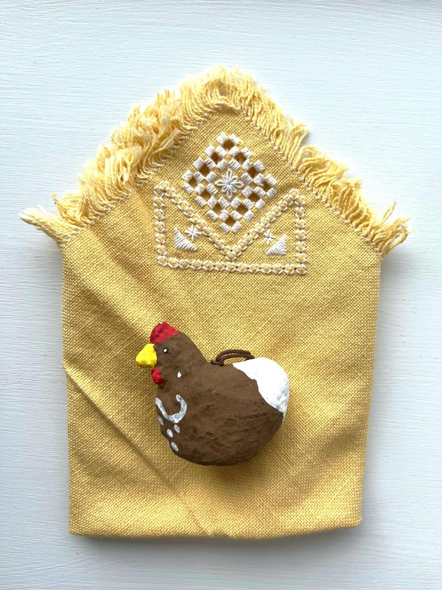 Håndlavet pynt, påske, bæredygtigt cotton papmache, papmache, handmade, easter, fairtrade, sustainable